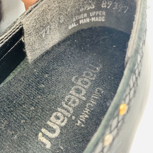 MAGDESIANS Snake Embossed Pat Leather Flat Loafer - Picture 7 of 8